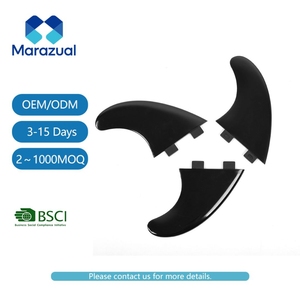 <span class=keywords><strong>Ailerons</strong></span> de planche à <span class=keywords><strong>surf</strong></span> <span class=keywords><strong>FCS</strong></span> G5 Thruster, lot de 3 pièces, pour sports nautiques - Product Image 1