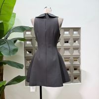 Robe élégante à nœud pour femme, tenue d'été haut de gamme à bretelles