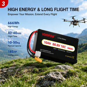 8S 14S 16S 18S 22S OEM UAV-batterij 10000mah Custom BMS Semi Solid State batterij voor landbouwdrone, landbouwspuitapparatuur - Product Image 1