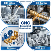 Pièces métalliques abordables usinées par CNC, sablées et thermolaquées, résistantes à la chaleur, pour le montage de moteurs et les pièces de rechange de machines agricoles