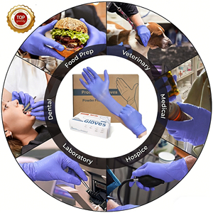 Super Maxcare Poeder Gratis Medische Paar Dental Wegwerp Machines Gekleurde Evolve Nitril Steriele Polyethyleen <span class=keywords><strong>Latex</strong></span> Handschoenen Zwart - Product Image 5