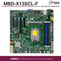 Carte mère de serveur MBD-X13SCL-F à socket unique LGA-1700 pour processeur Intel Xeon E-2400 Pentium DDR5 Micro-ATX, carte mère industrielle de marque