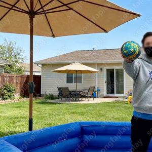 Structure gonflable robuste pour jeu de <span class=keywords><strong>Gaga</strong></span> <span class=keywords><strong>Ball</strong></span>, terrain de jeu gonflable, château gonflable, aire de jeux gonflable, équipements de parc d'attractions - Product Image 3