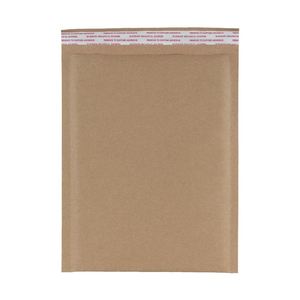 Enveloppe d'expédition A5 personnalisée avec logo, marron, pour pochette poly avec rembourrage à bulles, pour supermarché, épicerie et promotion - Product Image 1