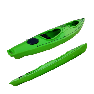Kayak de pesca doble de polietileno de <span class=keywords><strong>tres</strong></span> capas, bote de remos de 400cm, canoa con accesorios - Product Image 6