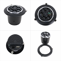 6 шт. * 15 Вт зеленые лазерные прожекторы Bee-eyes IP20, 10-канальный DMX512, интеллектуальное управление температурой, линейное диммирование, сценическое освещение для баров, дискотек, вечеринок