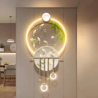 Lampe LED personnalisée lumineuse cerf 3D décoration murale pour la maison art métallique lampe acrylique peinture animalière de luxe