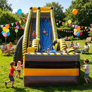 Glissades aquatiques gonflables en PVC personnalisées Winsun, piscines combinées pour la maison, enfants et adultes, sans plomb, ignifuges, imperméables, CE - Product Image 1