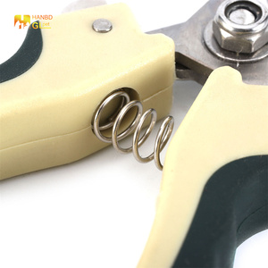 작은 동물을 위한 맞춤형 로고 친환경 스테인리스 스틸 및 플라스틱 발톱 네일 커터 애완 동물 미용 가위 - Product Image 4