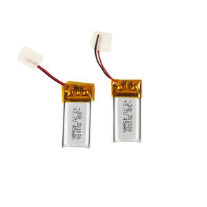Маленький литий-полимерный Сотовый мини-Аккумулятор <span class=keywords><strong>3</strong></span>,7 В 40 мАч 45 мАч, 301020 для наушников и игрушек - Product Image 2