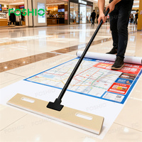 Foshio Raclette de poseur de revêtements de sol en bois robuste pour affiches, papiers peints et films adhésifs