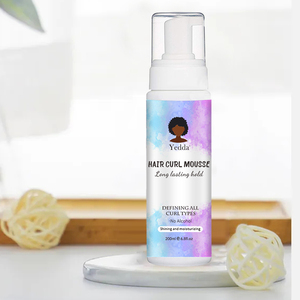 <span class=keywords><strong>Mousse</strong></span> coiffante professionnelle 200 ml, marque propre, en gros, biologique, végane, sans sulfate, anti-frisottis, fixation forte - Product Image 2