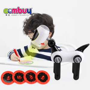 Machine à jouet pour <span class=keywords><strong>chien</strong></span>, <span class=keywords><strong>Robot</strong></span>, projecteur de peinture créative, <span class=keywords><strong>dessin</strong></span> - Product Image 3