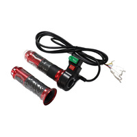 Poignée d'accélérateur 48V 60V 72V 3 vitesses avec klaxon, pièce de modification pour vélo électrique Harley Citycoco Scooter Moto E-Bike