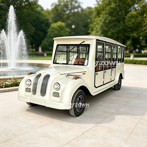 Vehículo Eléctrico Retro de Cabina Cerrada con Puertas para Servicio de Transporte en Resorts y Parques Residenciales - Product Image 4