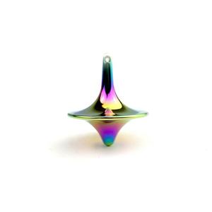 Toupie de précision en alliage de zinc, finition brillante, usinée avec précision, jouet gyroscopique en métal, cadeau vintage, gyroscope totem - Product Image 6