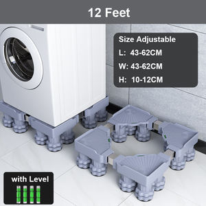 <span class=keywords><strong>Support</strong></span> de lave-linge, <span class=keywords><strong>support</strong></span> de réfrigérateur avec 8 pieds robustes et 4 roues, <span class=keywords><strong>support</strong></span> de réfrigérateur réglable - Product Image 6