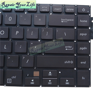 คีย์บอร์ดแล็ปท็อปเรืองแสงของสหรัฐสำหรับ <span class=keywords><strong>Asus</strong></span> VivoBook 15 X510 <span class=keywords><strong>X510UA</strong></span> X510UQ F510UA S510 X510UR X510UN แป้นพิมพ์0KNB0-4626US00 X510UF - Product Image 3