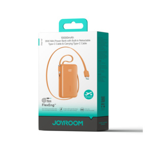 <span class=keywords><strong>Joyroom</strong></span> แบตสำรองพร้อมสายเคเบิล Type C ขนาด35W 10000mAh แบบพกพา2เส้นในตัว - Product Image 5