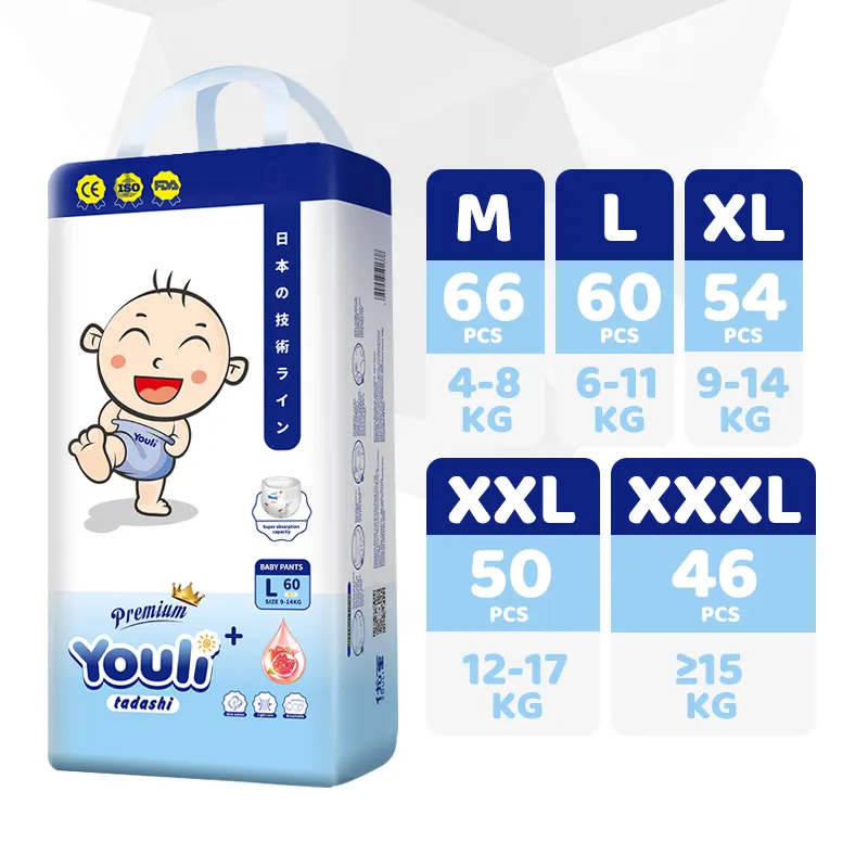 ホット販売新生児良質韓国赤ちゃんおむつパンツサイズ6検証済み異なるブランド赤ちゃんおむつベールでヨーロッパイタリア
