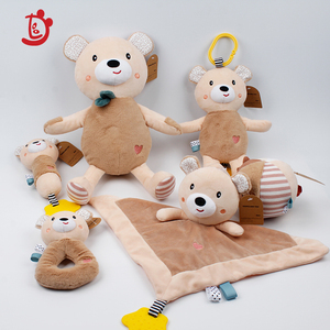 Nouvellement conçu unisexe en peluche ours <span class=keywords><strong>hochet</strong></span> jouet musical jouet sensoriel pour bébé jouets 0-12 mois en peluche bébé <span class=keywords><strong>hochet</strong></span> - Product Image 2