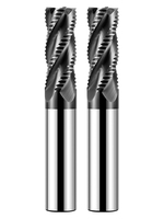 Fresa de Carburo para Desbaste de 55-65 Hrc, Fresa de Extremo de 10 mm con Recubrimiento, Pulstool OEM