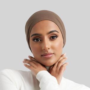 Muslim classic solid color under <b>hijab</b> <b>cap</b> daily use Customizable Soft Breathable Lightweight Stretchy Comfortable - Product Image 1