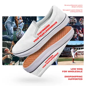 Trademark 1Pair Custom American Football Team Fashion 3D Print Canvas Unisex Women Casual Low Top Canvas Shoes Sneakers