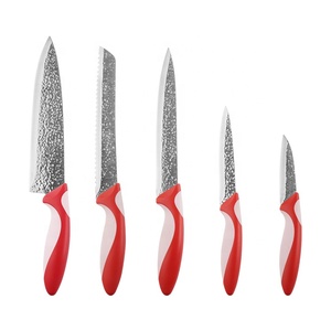 Profesional cubiertos <span class=keywords><strong>cuchillos</strong></span> 5 Unid cuchillo de cocina conjunto con bloque de acrílico - Product Image 4