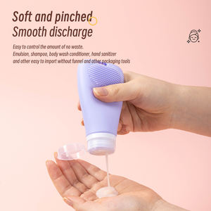 <span class=keywords><strong>Distributeur</strong></span> de voyage en silicone avec <span class=keywords><strong>ventouse</strong></span> et brosse <span class=keywords><strong>Distributeur</strong></span> de shampooing et de <span class=keywords><strong>gel</strong></span> <span class=keywords><strong>douche</strong></span> pour l'extérieur Kits de voyage - Product Image 2