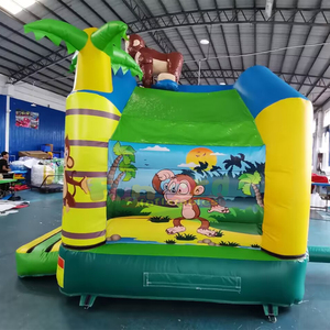 Château gonflable pour enfants, structure de jeux gonflable commerciale, jungle gonflable, château gonflable singe coquin - Product Image 3