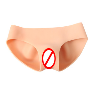 Drag Queen Triangle Fesses en silicone avec <span class=keywords><strong>faux</strong></span> pantalon court en silicone CrossDresser Man Shapewear Bbl Fake Transgende Breast Form - Product Image 6
