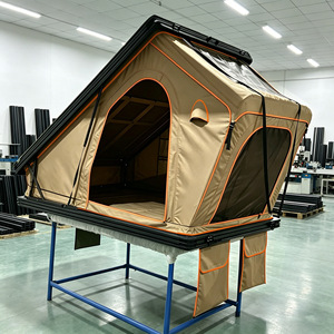 Carpa de Techo para Auto, Apertura Hidráulica Rápida, Tipo Trigonal en V, Carcasa Rígida, Doble Capa, Tela Oxford Impermeable, Tres Estaciones, Una Habitación - Product Image 4