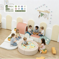 Hikeylove Ensemble de meubles de jeu souples en bois pour la maternelle, écologiques, durables, sûrs, faciles à assembler, couleur et taille personnalisables