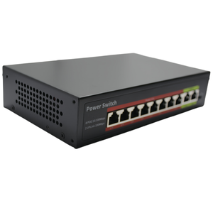 Günstiger 8+2 Port PoE Switch 120W mit KI-Erkennung, 8 RJ45-Anschlüsse, 2 Gigabit-Uplinks - Product Image 3