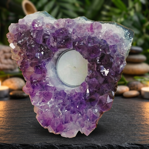 Clúster de amatista para candelabros, Gema de cristal artesanal, piedras naturales, Reiki, Jade, Feng Shui, para iglesia, venta al por mayor - Product Image 3