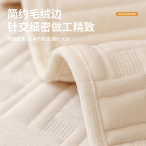 Nordic Crystal <b>Velvet</b> <b>Sofa</b> Cushion Quilted Flannel Non Slip Pad Type Machine Washable All Season Warm <b>Sofa</b> <b>Cover</b> - Product Image 4