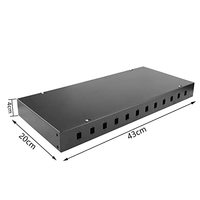 Caja de fibra de caja dúplex de 6 puertos, carrete de montaje en pared de 12 puertos, Kit de LC-UPC monomodo, con POE Compatible, 3G, 4G, utilizado para FTTH GPRS SDK