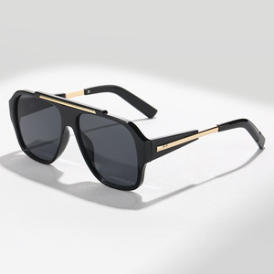 Lunettes de soleil surdimensionnées, verres polarisés en PC, lunettes de soleil unisexes, UV400, lunettes de mode pour le streetwear et les activités de plein air - Product Image 3