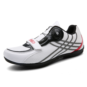 Chaussures plates de cyclisme <span class=keywords><strong>route</strong></span> <span class=keywords><strong>VTT</strong></span> chaussures de cyclisme sans pince chaussures de vélo bouton hommes femmes bas sans lacet Air Mesh - Product Image 2