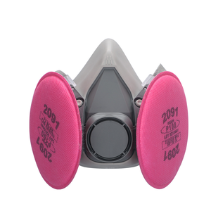 पुनः प्रयोज्य एनीसी अमोनिया गैसें सुरक्षात्मक 40 मिमी आधे चेहरे श्वसन मास्क बड़े - Product Image 2