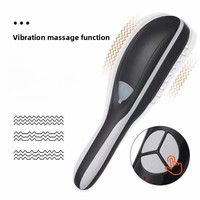 Brosse de repousse des cheveux alimentée par USB avec batterie au lithium, anti-chute, massage vibrant du cuir chevelu, peigne électrique pour la croissance des cheveux