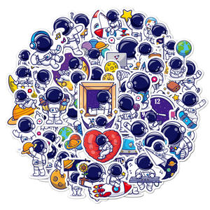 Autocollants pour enfants, 50 feuilles, petite taille, mignons, graffiti, gobelet à eau, ordinateur, bagages, autocollants imperméables, dessins animés - Product Image 3