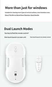 Robot Nettoyeur de Vitres Électrique Automatique HUTT DDC55 Version Globale pour Usage Domestique et Hôtelier, 3+ Modes, Écologique - Product Image 6