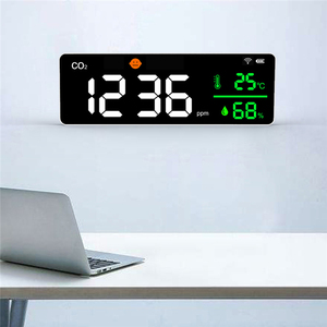 Détecteur de dioxyde de carbone mural, connexion Wifi, compteur de CO2, moniteur de qualité de l'air portable, détecteur de CO2 - Product Image 2
