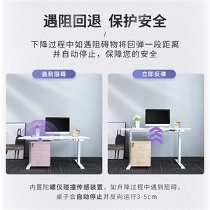 NATE Smart Height <b>Adjustable</b> <b>Desk</b> Dual Motor Lifting Legs <b>Computer</b> <b>Desk</b> for Home Office - Product Image 3