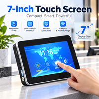 Monitor Layar Sentuh Kapasitif Tahan Air IP65 7 8 10.1 13.8 15.6 Inci, 10 Titik Sentuh, Bebas Driver, Segel Depan, VGA HDMI USB VESA