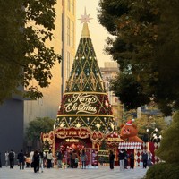 Fabricant professionnel de décorations de Noël d'extérieur, grandes décorations de Noël, arbre de Noël géant à LED avec lumières, 20 pieds, 30 pieds, 40 pieds
