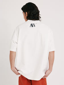 เสื้อยืดผ้าฝ้ายสำหรับผู้ชายคอกลม100% หนาทรงพอดีตัวปกติขนาดใหญ่ออกแบบสกรีนได้ตามต้องการ - Product Image 5