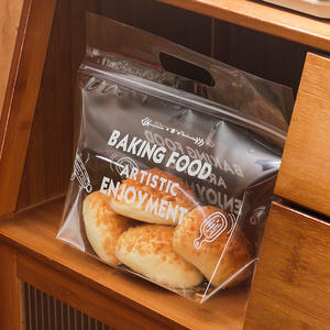 Bolsa <span class=keywords><strong>de</strong></span> plástico desechable para pan al por mayor, PET CPP transparente, personalizada, con cierre automático, cremallera, panadería, pan, pastel, postre, bolsa <span class=keywords><strong>de</strong></span> plástico - Product Image 4